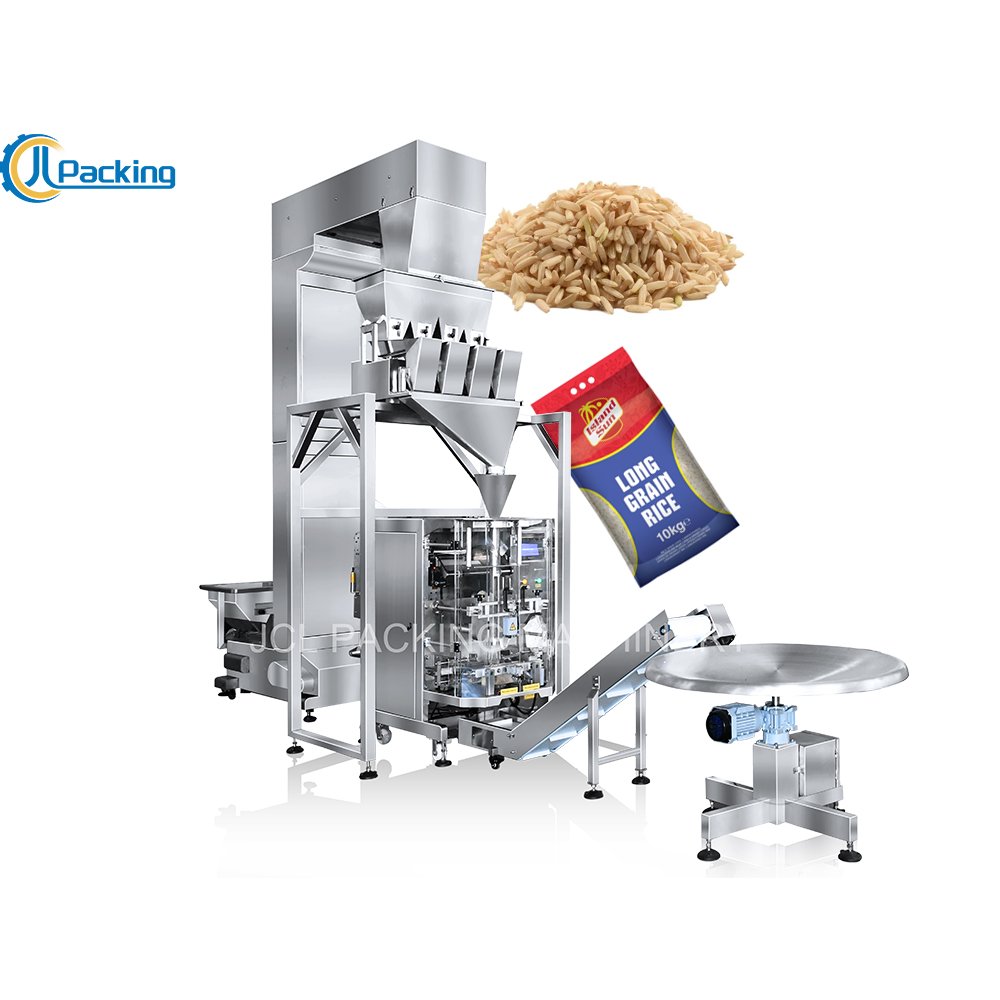 Factory Price Automatic Vertical Rice Granular 100g 300g 500g 600g Bag Filling Machine
